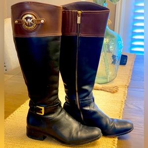 Michael Kors Leather Riding Boots, size 7M
